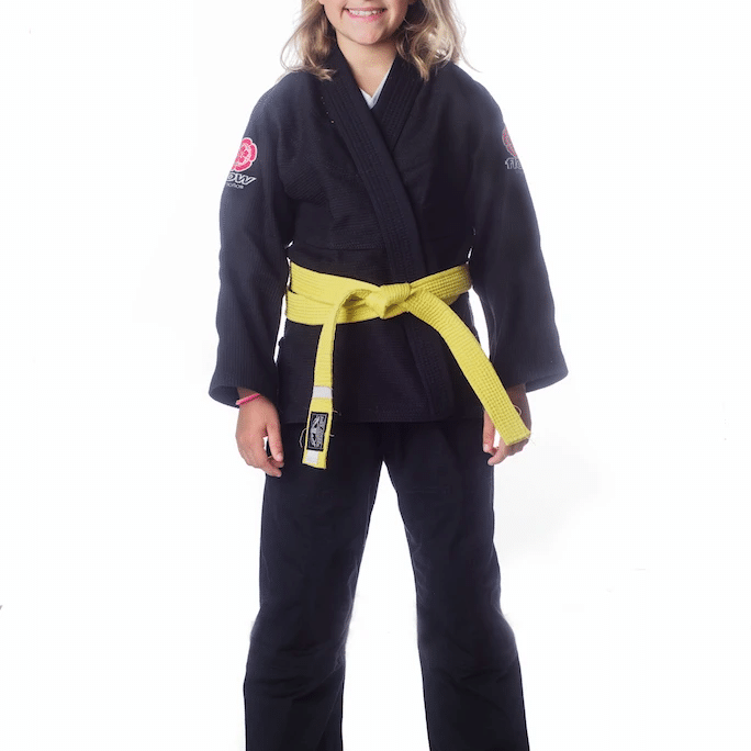 Flow Kimonos Kids Gi Black M4