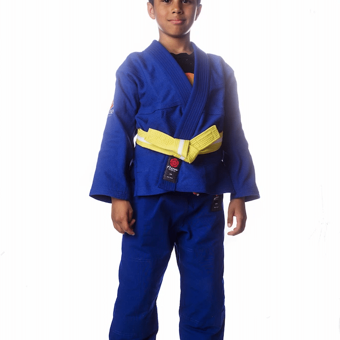 Flow Kimonos Kids Gi Blue M4