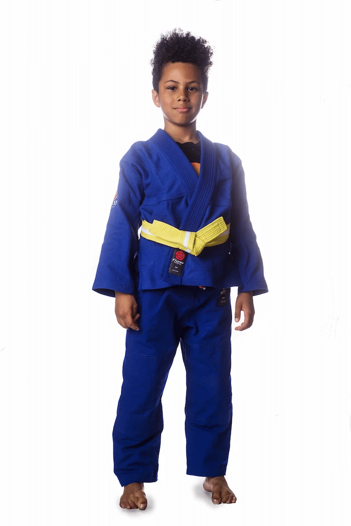 Flow Kimonos Kids Gi Blue M4