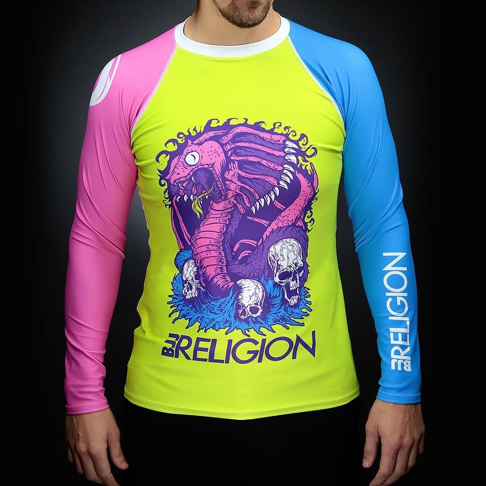 BJJ Religion Psychedelic Cobra Rashguard