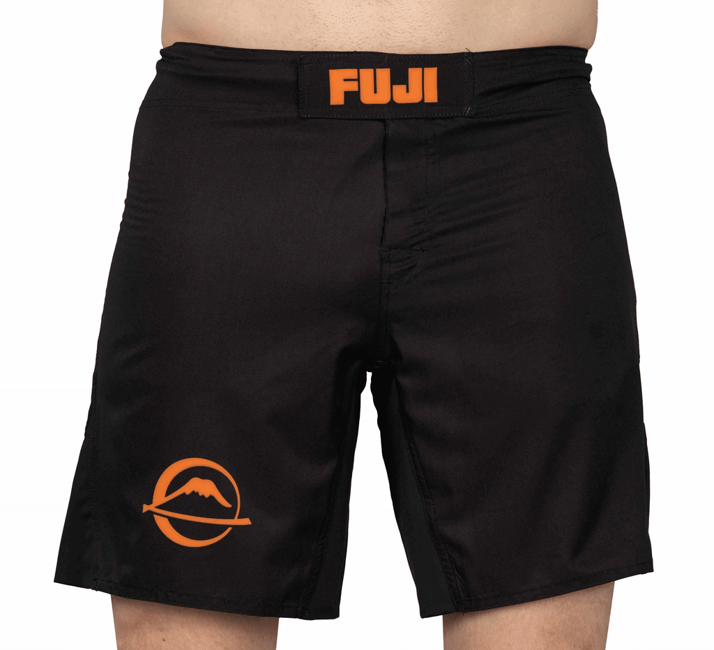 Fuji Baseline Fight Shorts Black/Orange 28 