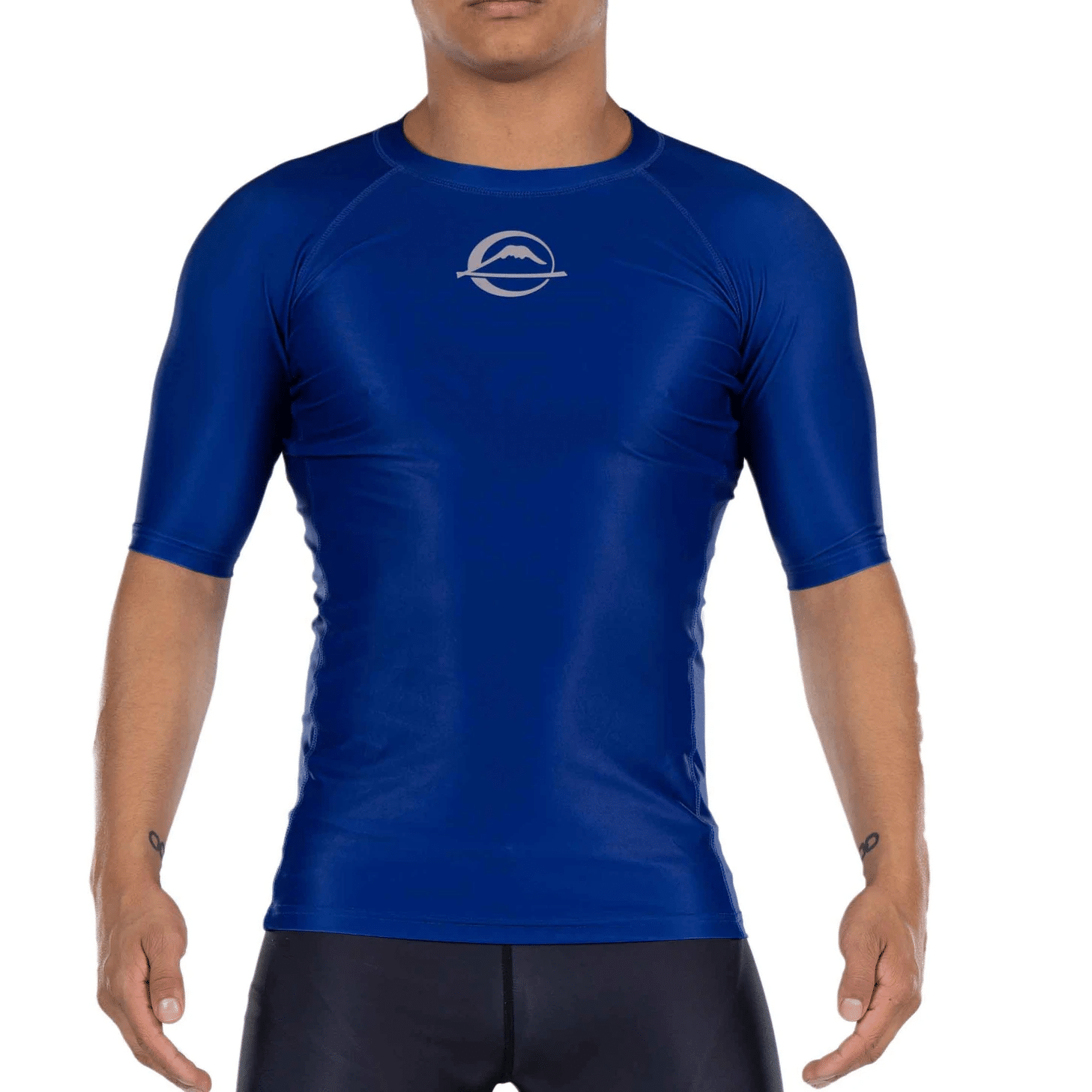 Fuji Baseline Ranked Short Sleeve Rashguard Blue X-Small