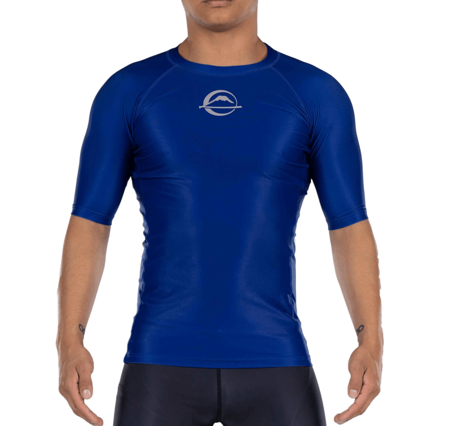 Fuji Baseline Ranked Short Sleeve Rashguard Blue X-Small