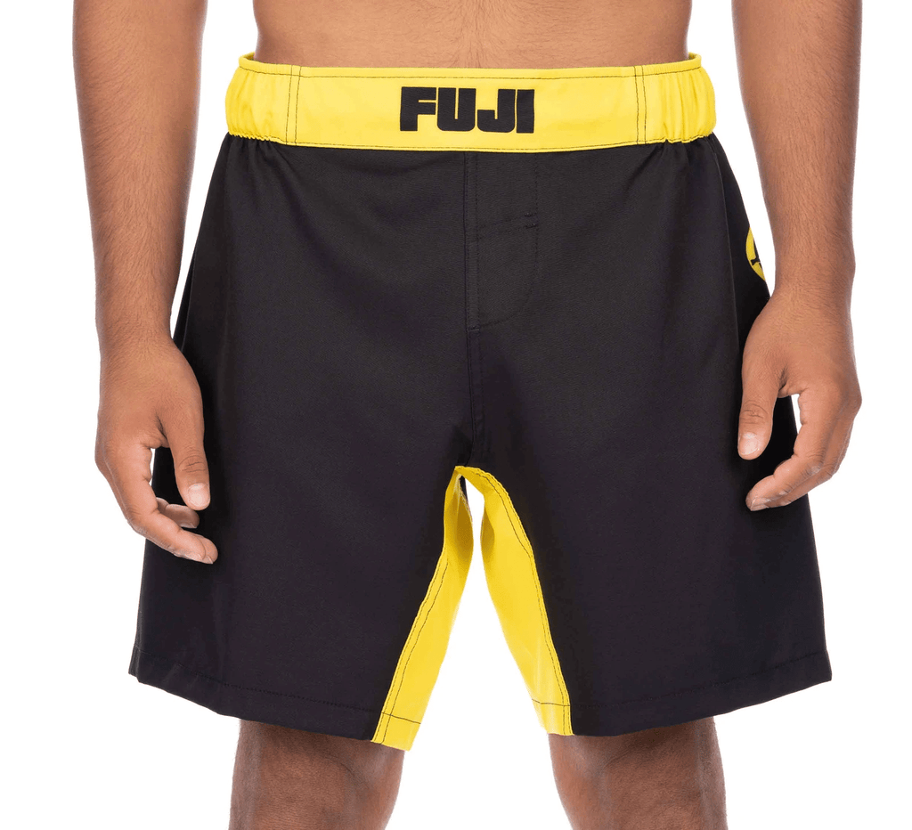 Fuji Essential Grappling Kid Shorts Yellow X-Small 
