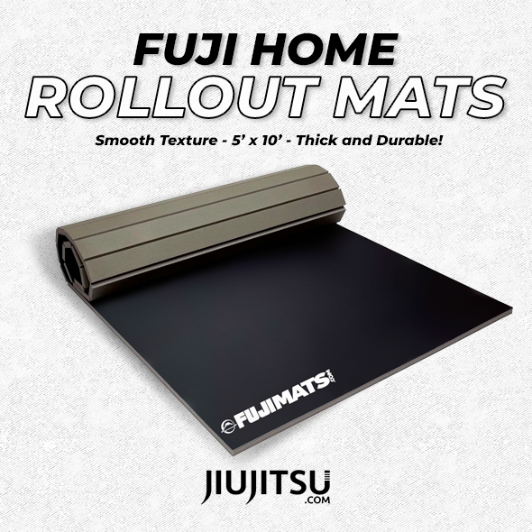 Fuji Home BJJ Mats - Smooth Series Black 5' X 10' 