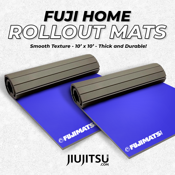 Fuji Home BJJ Mats - Smooth Series Blue 10' X 10'