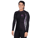 Fuji Kimono Womens Long Sleeve Rashguard Purple