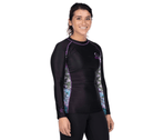 Fuji Kimono Womens Long Sleeve Rashguard Purple