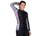 Fuji Kimono Womens Long Sleeve Rashguard Purple