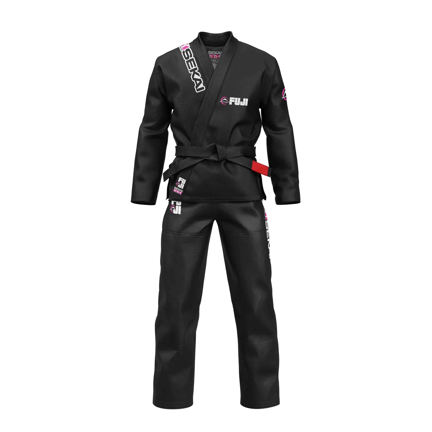 Fuji Sekai 2.0 Womens BJJ Gi Black/Pink W00