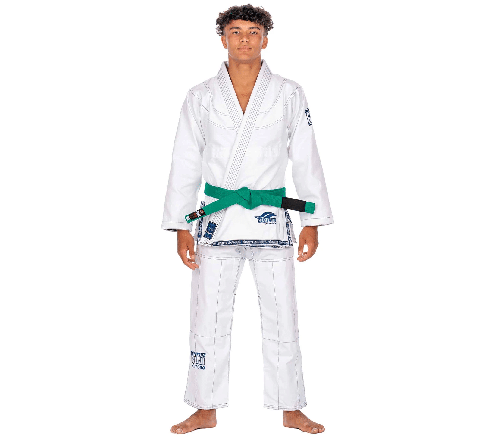 Fuji Suparaito Kids BJJ Gi White C00