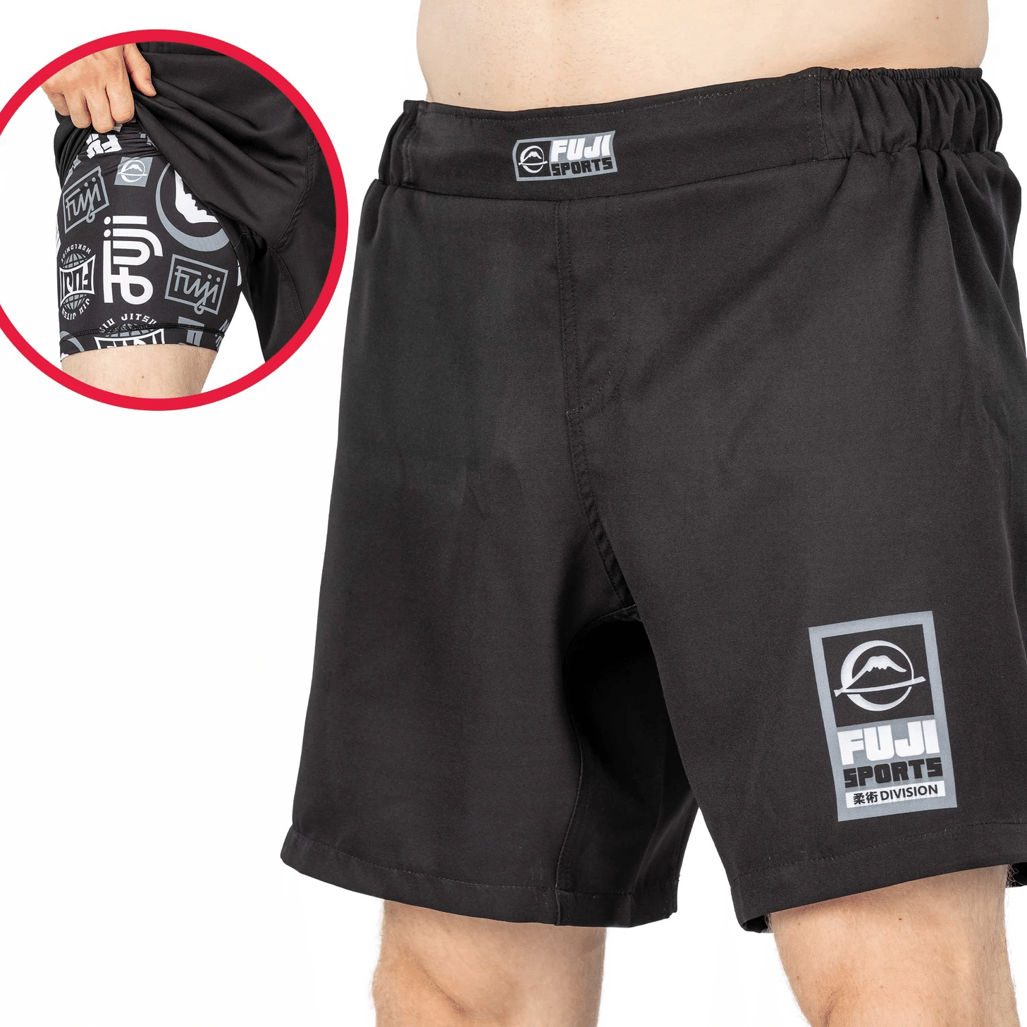 Fuji Ultimate Grappling Shorts Black 28