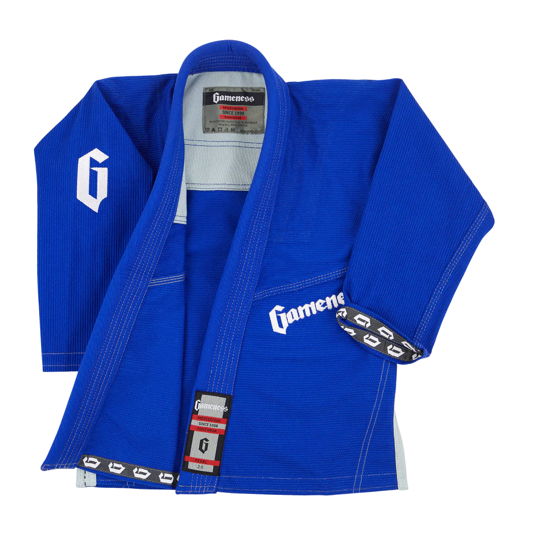Gameness Pearl Youth Gi 2.0 Blue 000