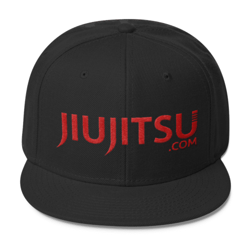 JiuJitsu.com Snap Back Hat Black/Red