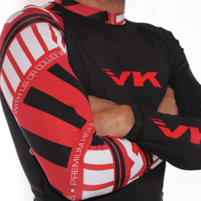 Vandal Kimonos Method Ranked Rashguard Black Large
