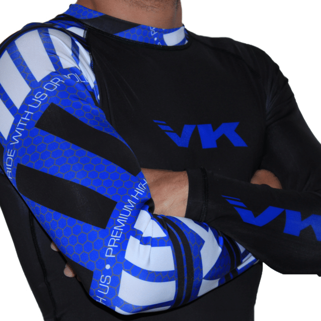 Vandal Kimonos Method Ranked Rashguard Blue Large