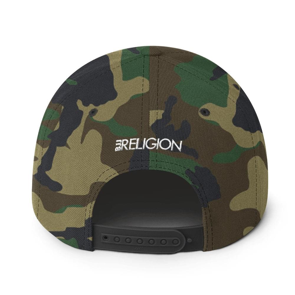 BJJ Religion Script Snapback Hat