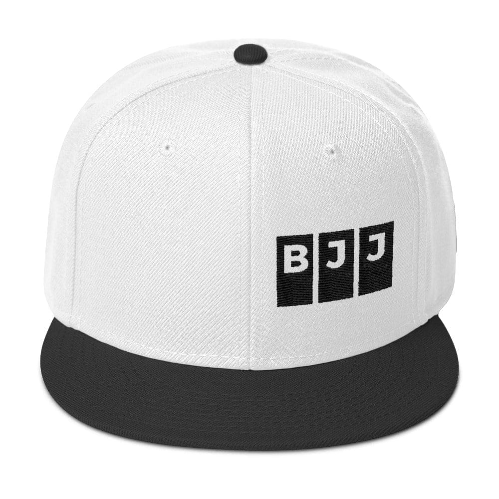 BJJ Snapback Hat - White