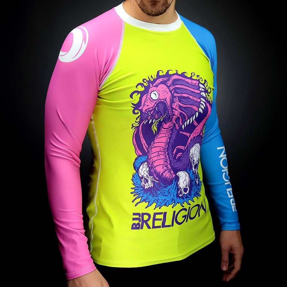 BJJ Religion Psychedelic Cobra Rashguard