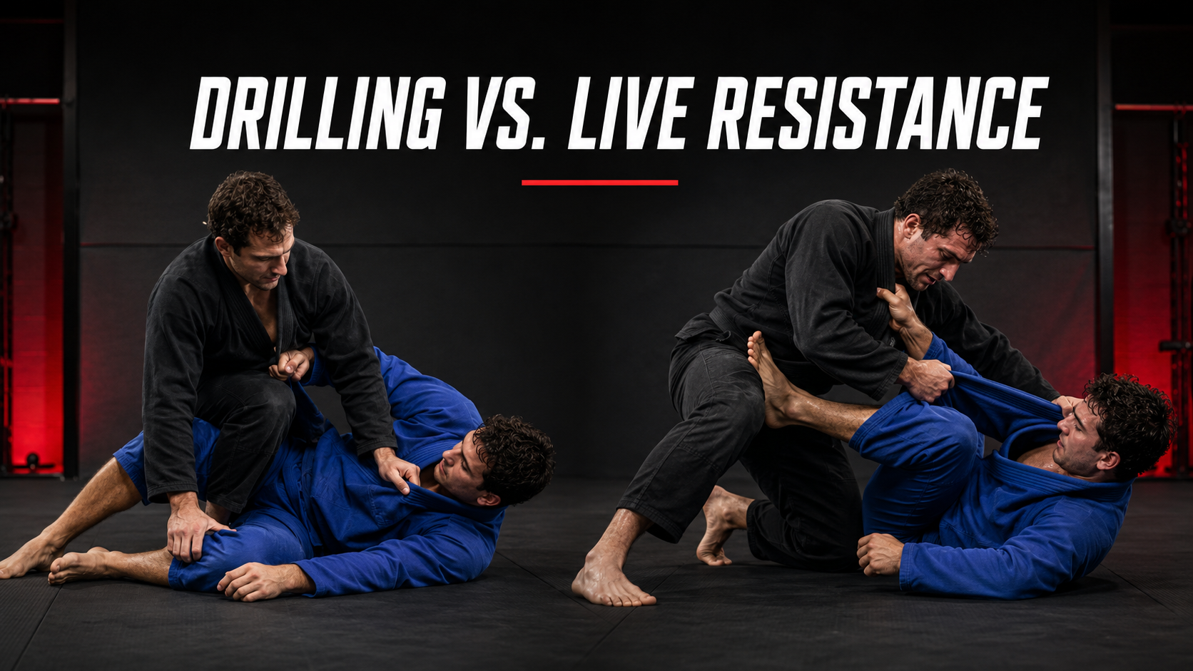 Drilling Versus Live Resistance in Jiu Jitsu