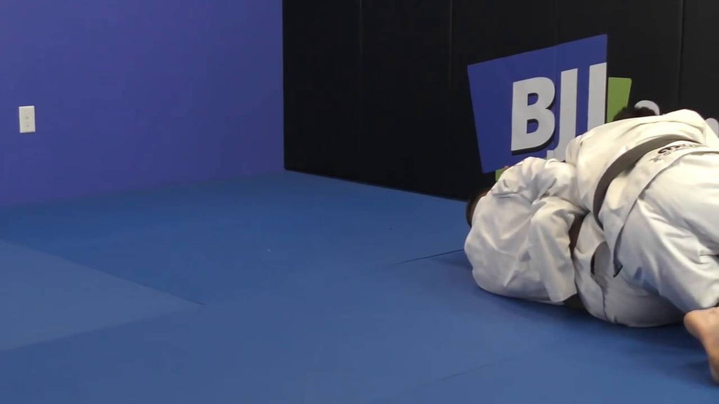Dogfight Sweep Roll Variation from Half Guard