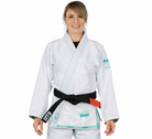 Garage Sale! Fuji Suparaito Womens Gi - White/Teal - W3  