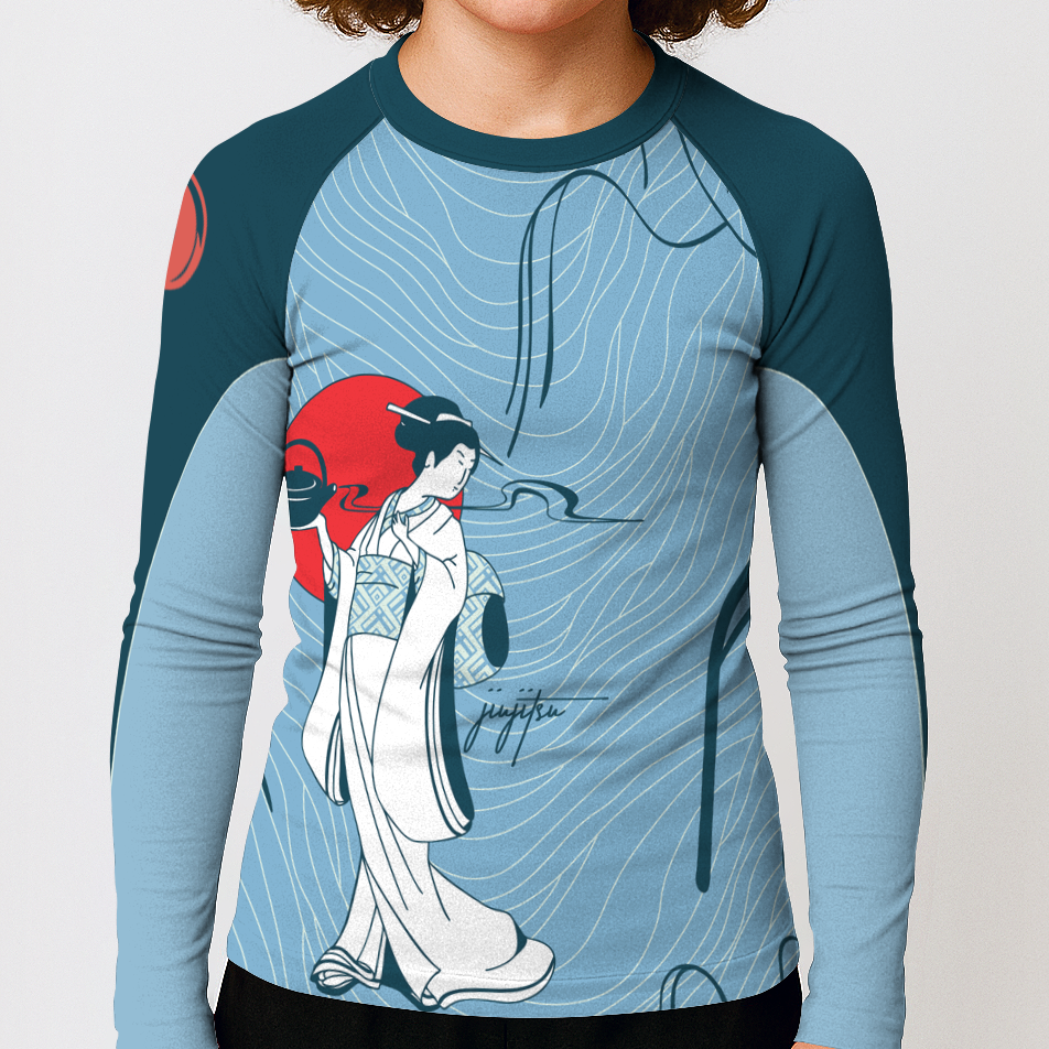 BJJ Religion Youth Geisha Rashguard