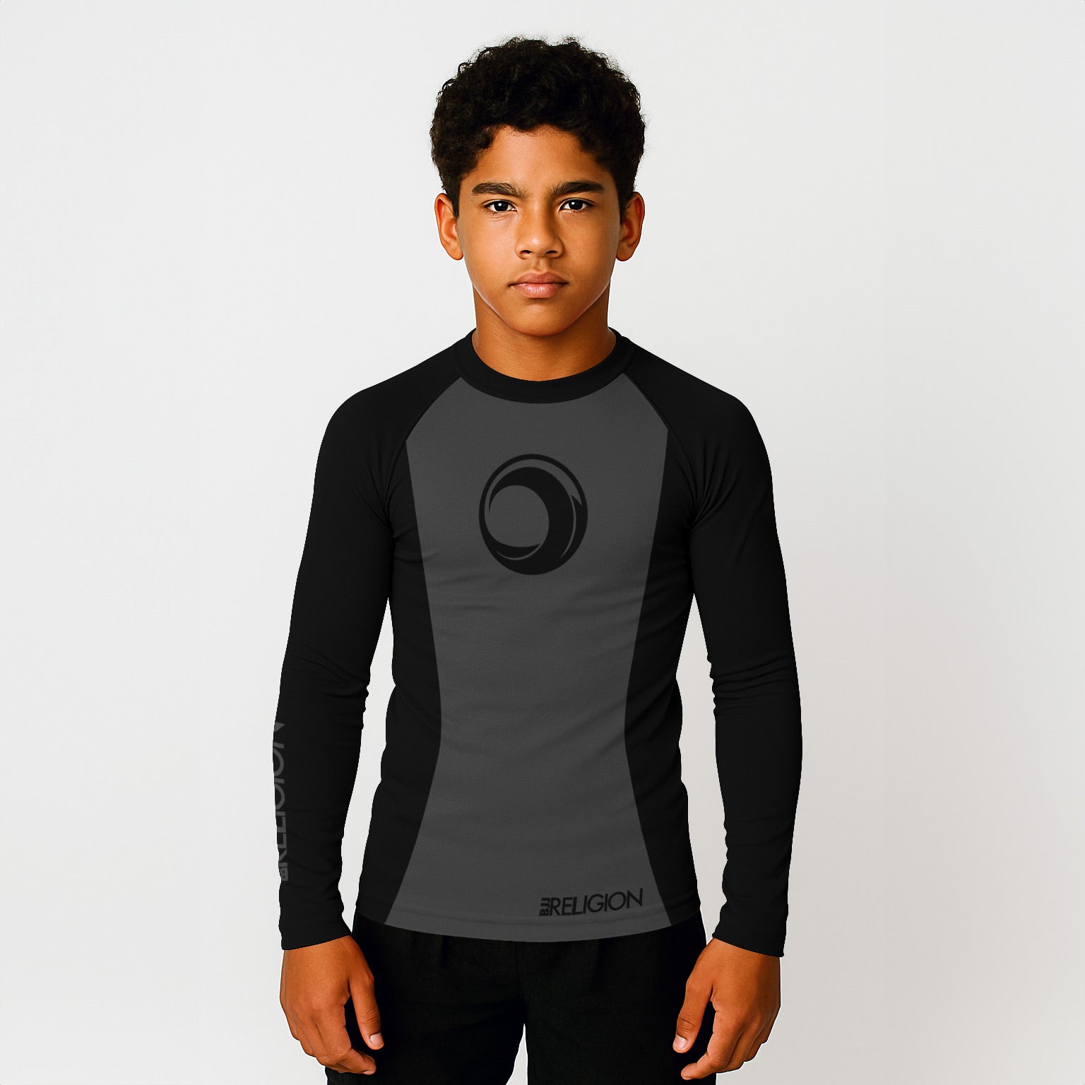BJJ Religion Youth Twilight Rashguard