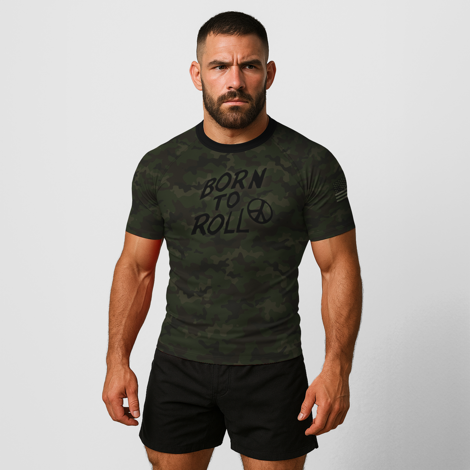BJJ Religion Born To Roll Short Sleeve Rashguard