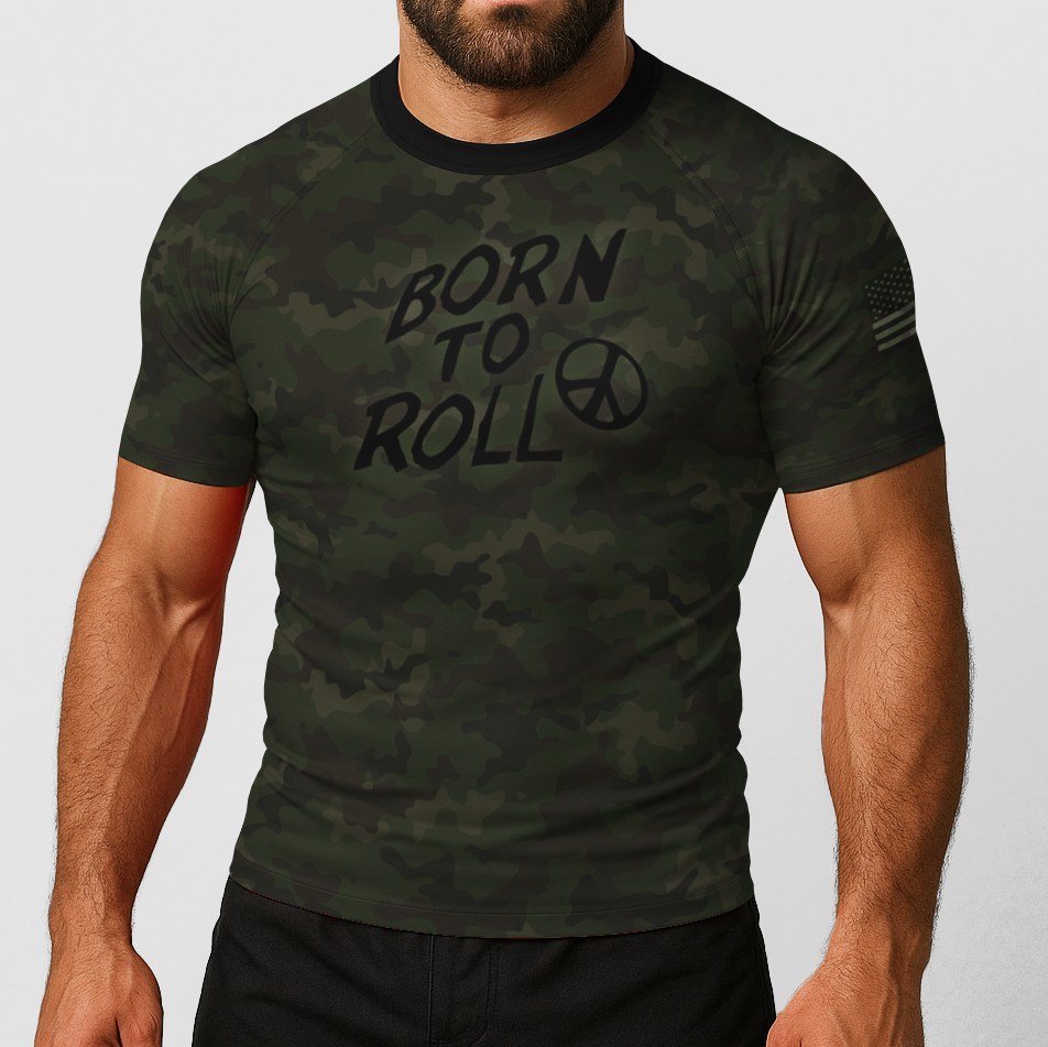 BJJ Religion Born To Roll Short Sleeve Rashguard