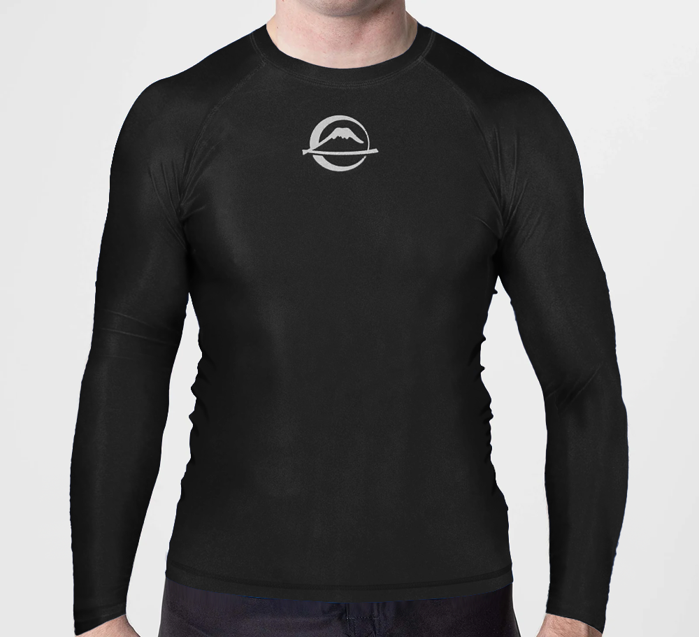 Fuji Baseline Ranked Long Sleeve Rashguard Black X-Small 