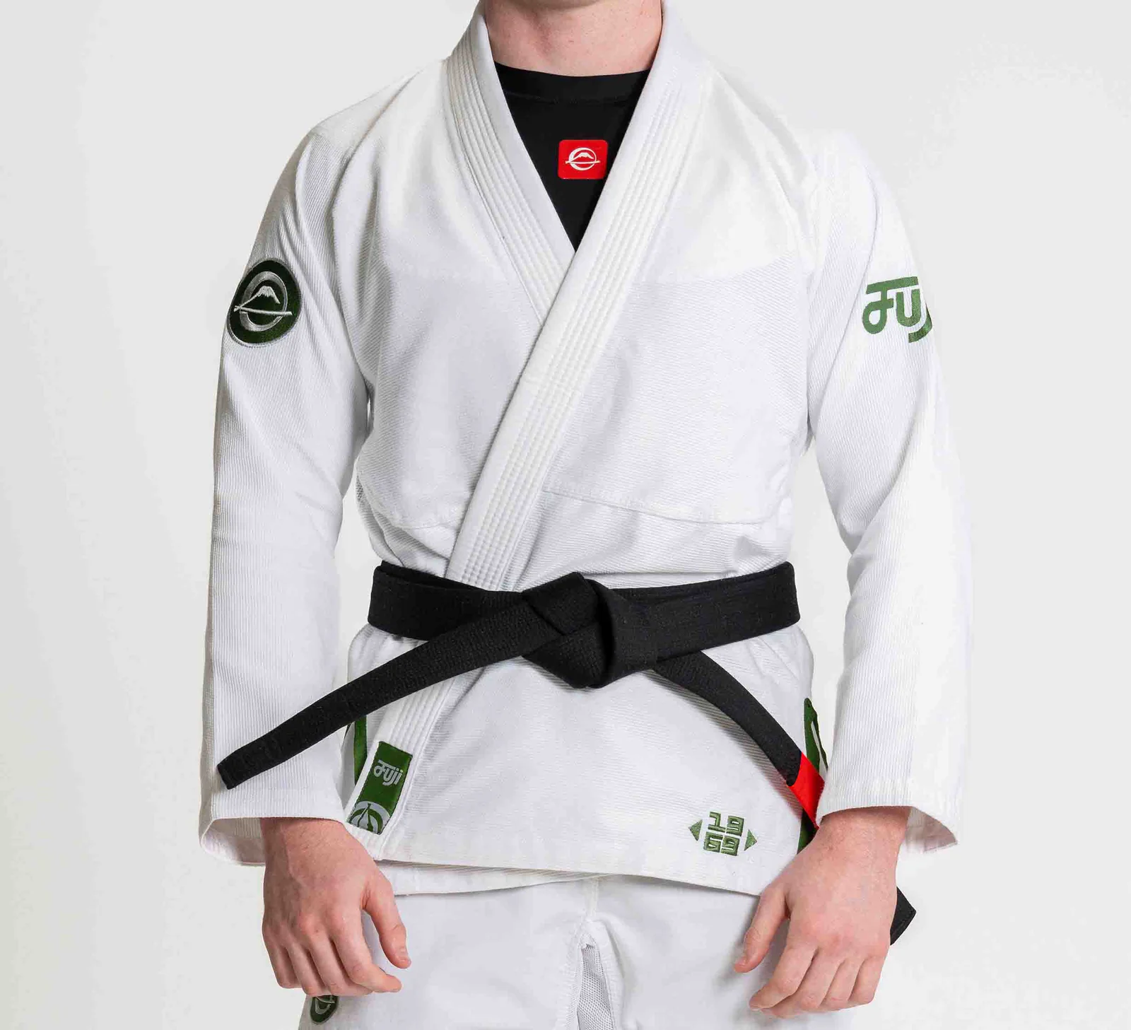 Fuji Flow-Tech BJJ Gi White/Green A0 