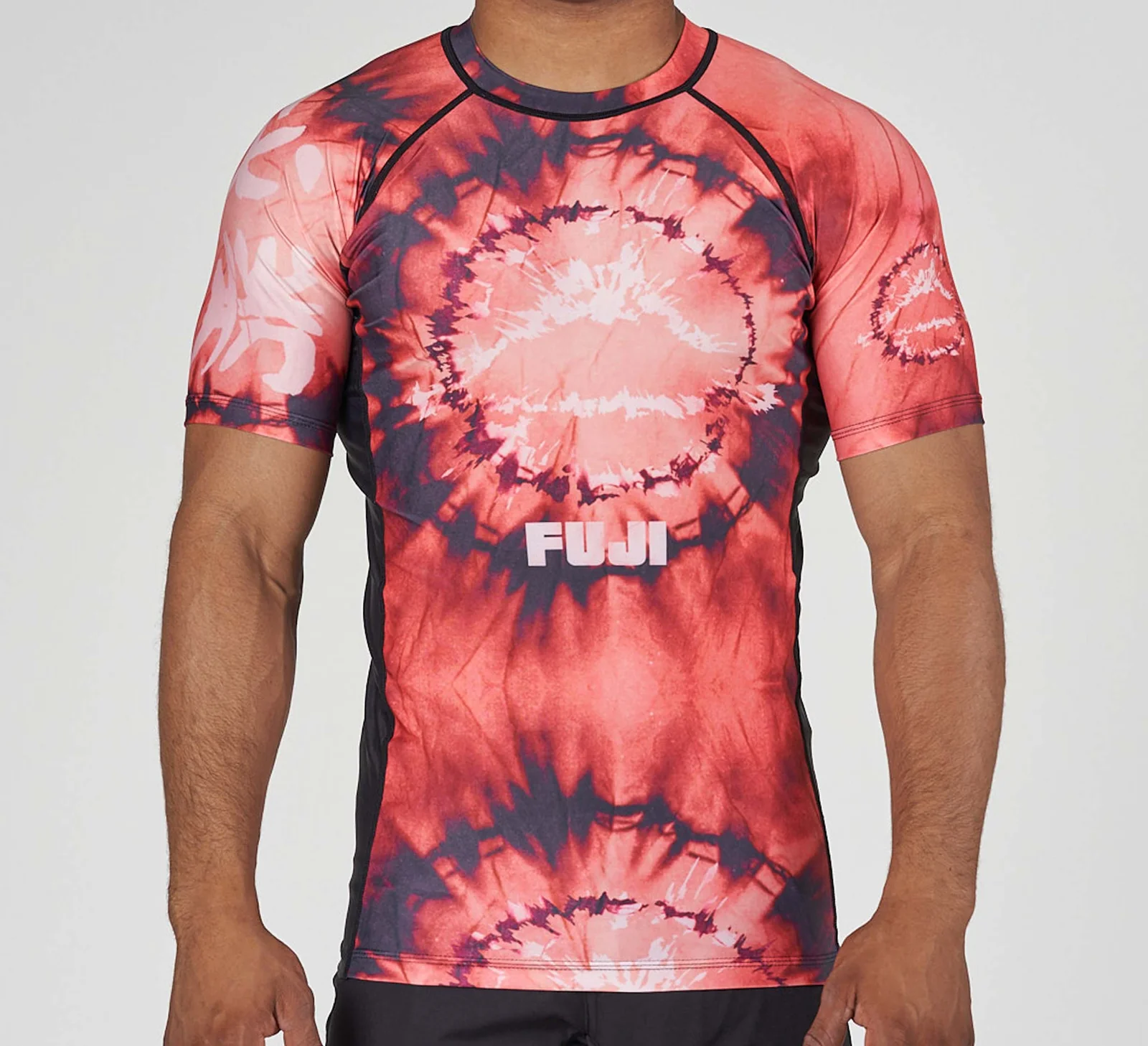 Fuji Tie Dye Flex Lite Rashguard Red XS 