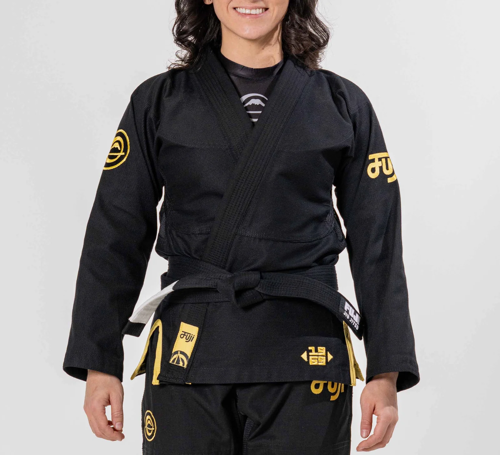 Fuji Womens Flow-Tech BJJ Gi Black/Gold W00 