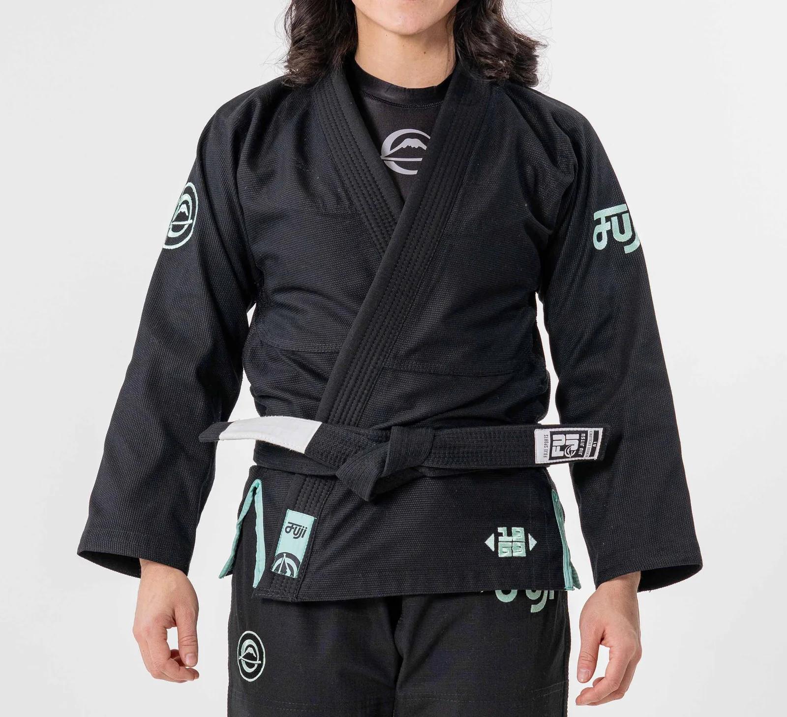 Fuji Womens Flow-Tech BJJ Gi Black/Teal W00 