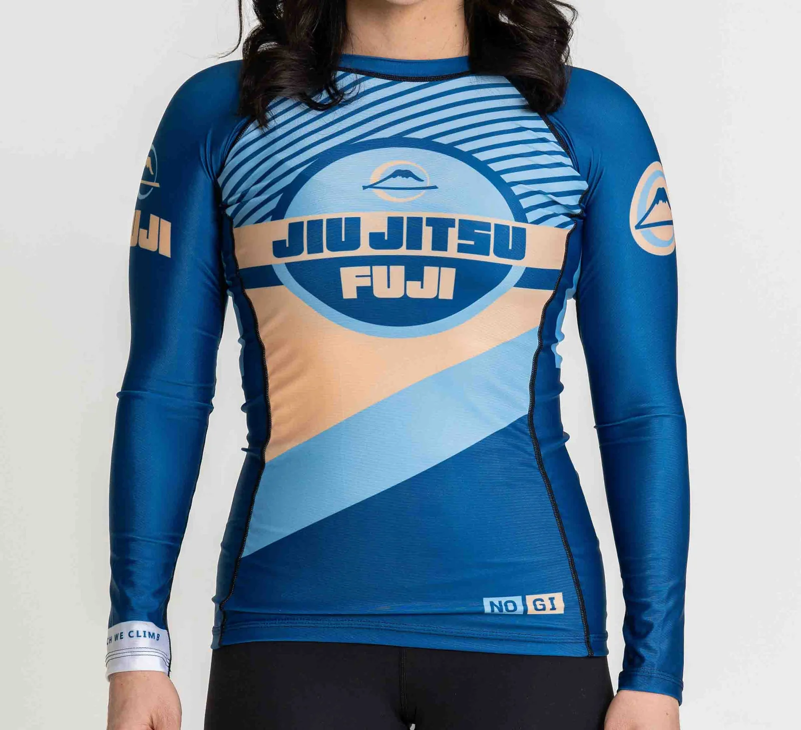 Fuji Women's Pacer Flex Lite Rashguard Blue/Gold WXS 