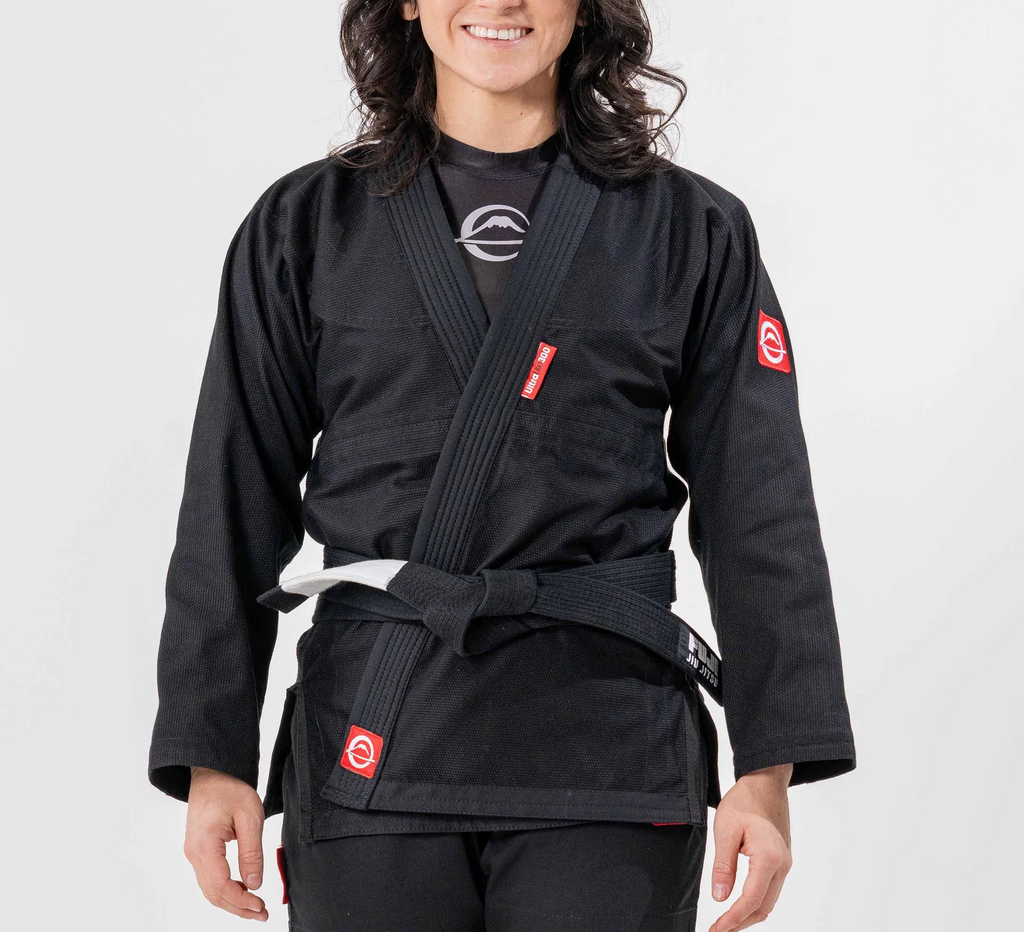 Fuji Womens Ultra Lite 300 BJJ Gi White Black W00 