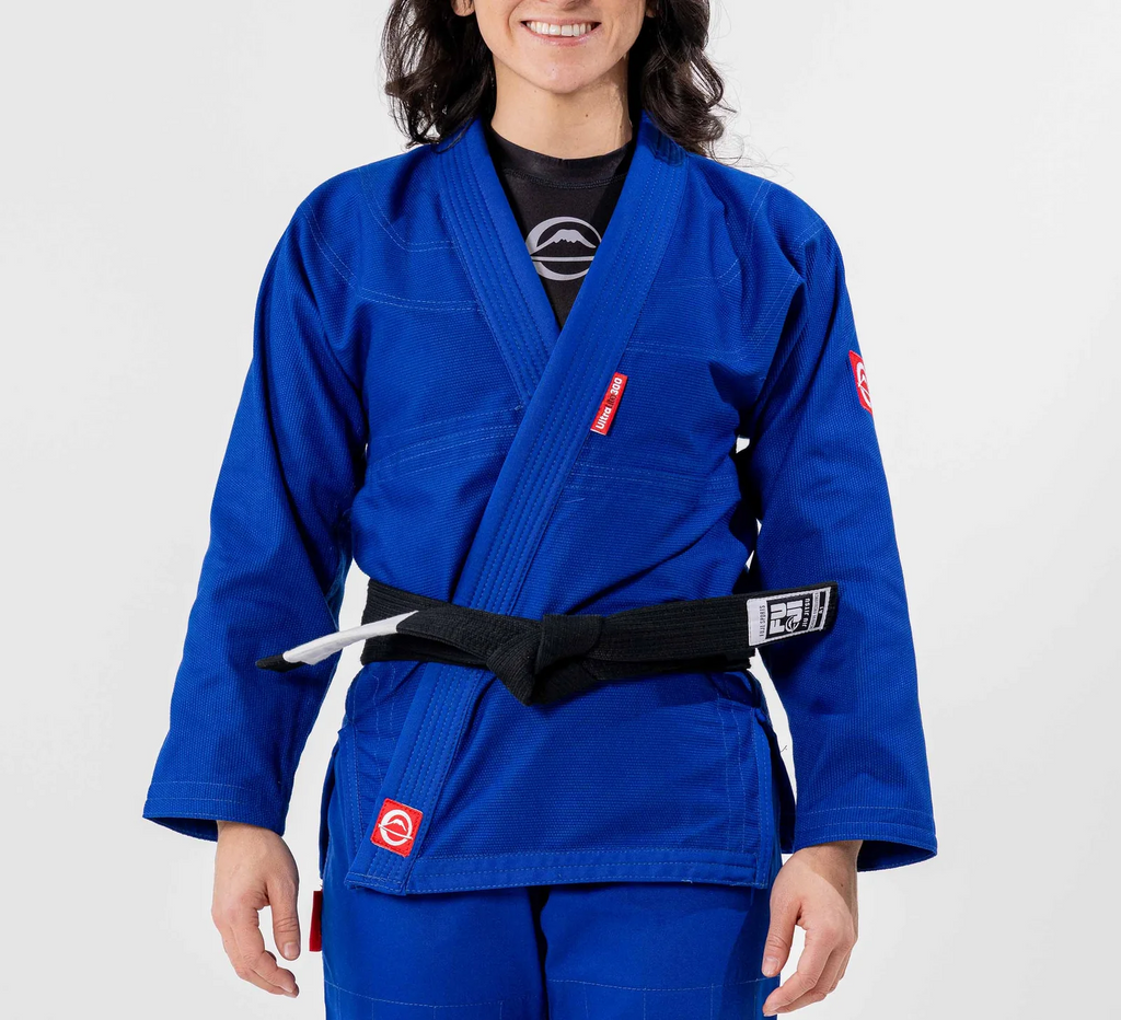 Fuji Womens Ultra Lite 300 BJJ Gi White Blue W00 