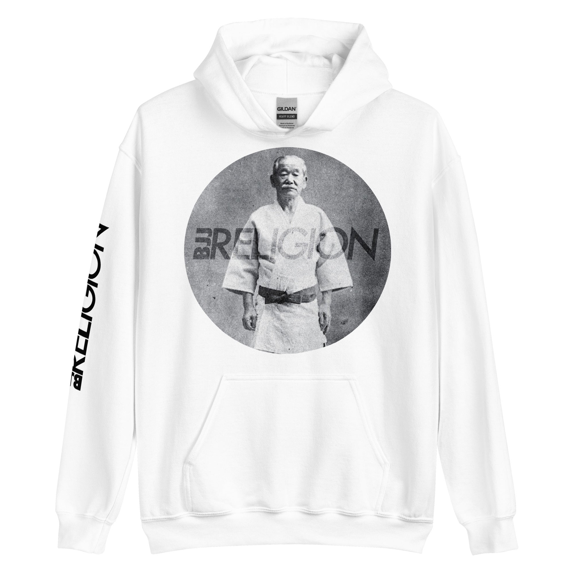 BJJ Roots: Kano Hoodie White S 