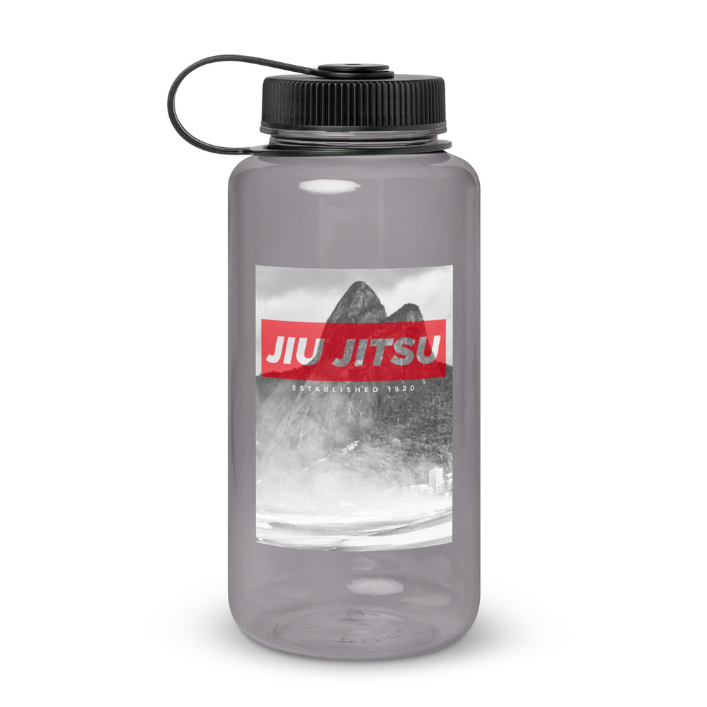 Jiu Jitsu Wide Mouth Plastic Water Bottle Default Title  