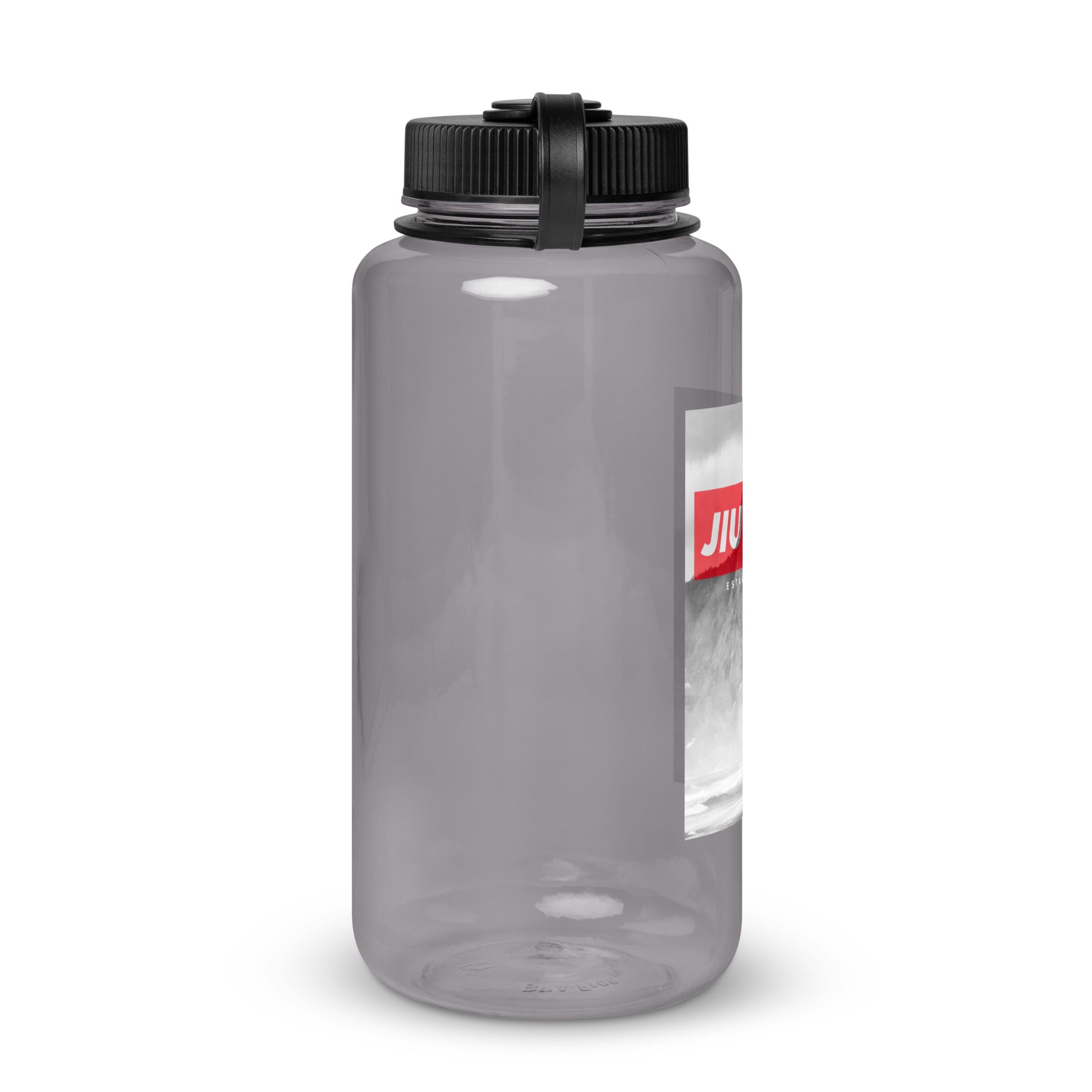 Jiu Jitsu Wide Mouth Plastic Water Bottle   