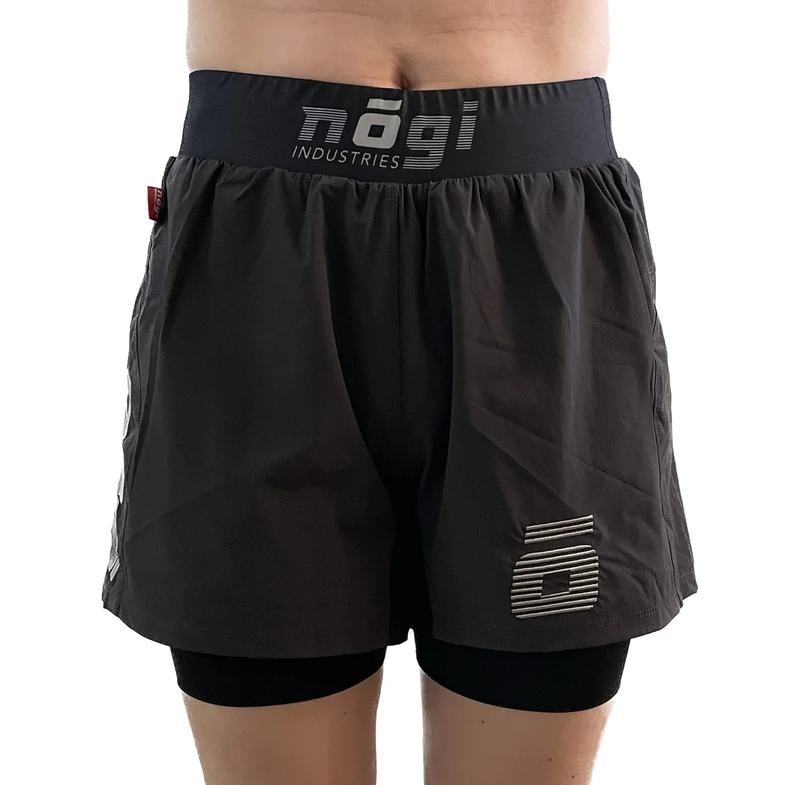 Ghost Women's Premium Grappling Shorts - 5" Inseam Gray XS 