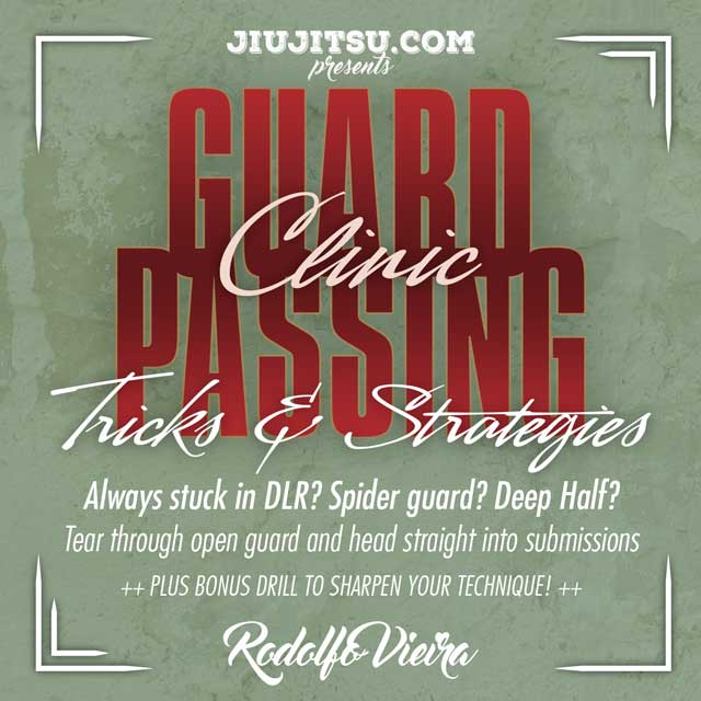 Jiu Jitsu Instructional Course RODOLFO VIEIRA GUARD PASSING CLINIC  