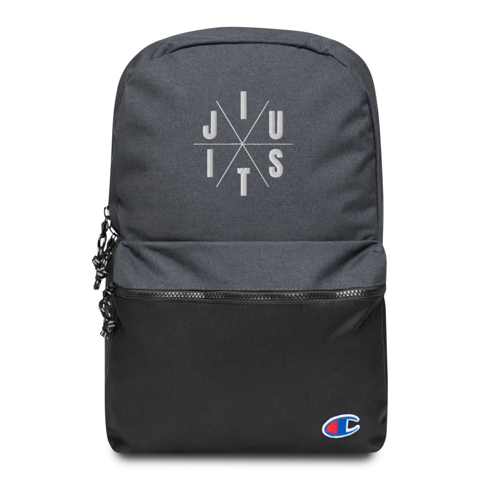 Jiu Jitsu Embroidered Champion Backpack   