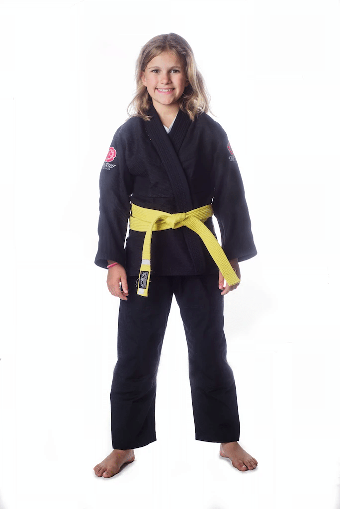 Flow Kimonos Kids Gi Black M4 