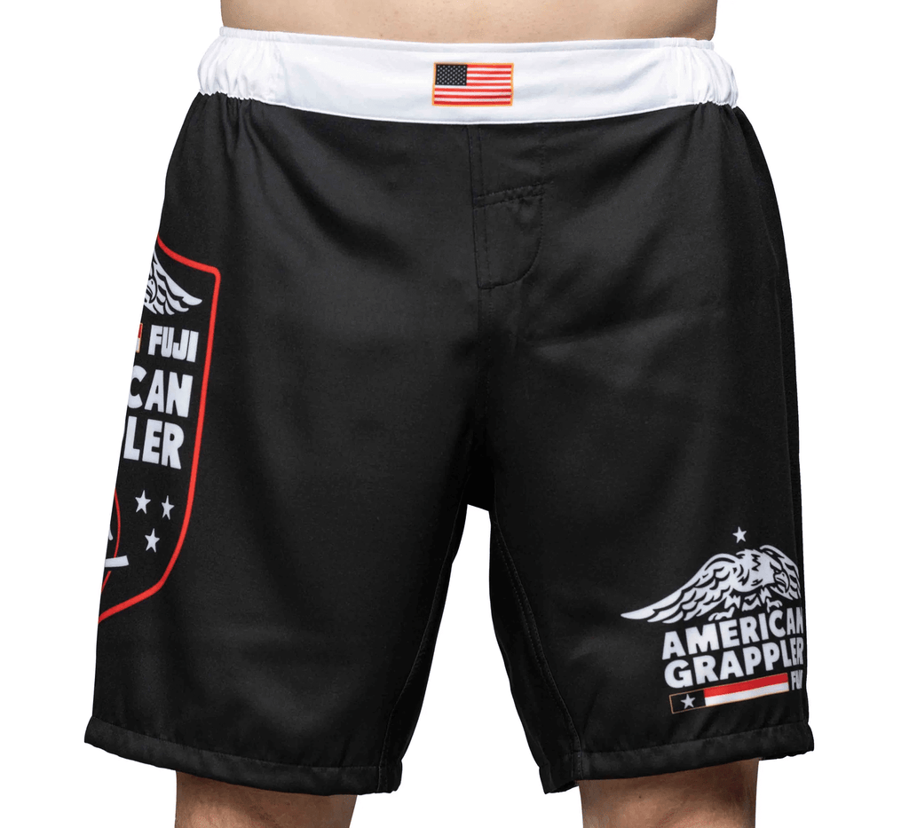 Fuji American Grappler Shorts Black 28 