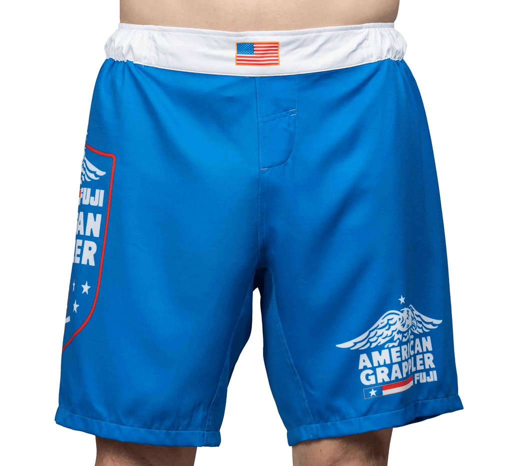 Fuji American Grappler Shorts Blue 28 