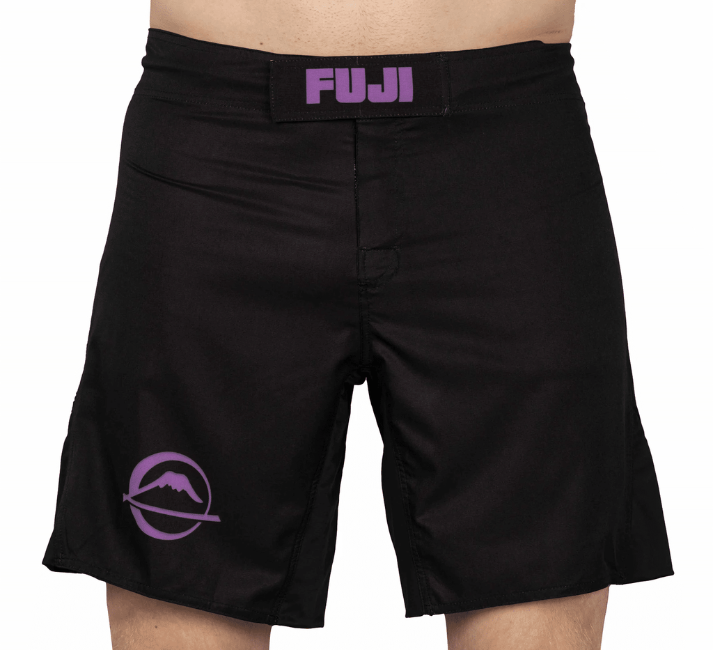 Fuji Baseline Fight Shorts Black/Purple 28 