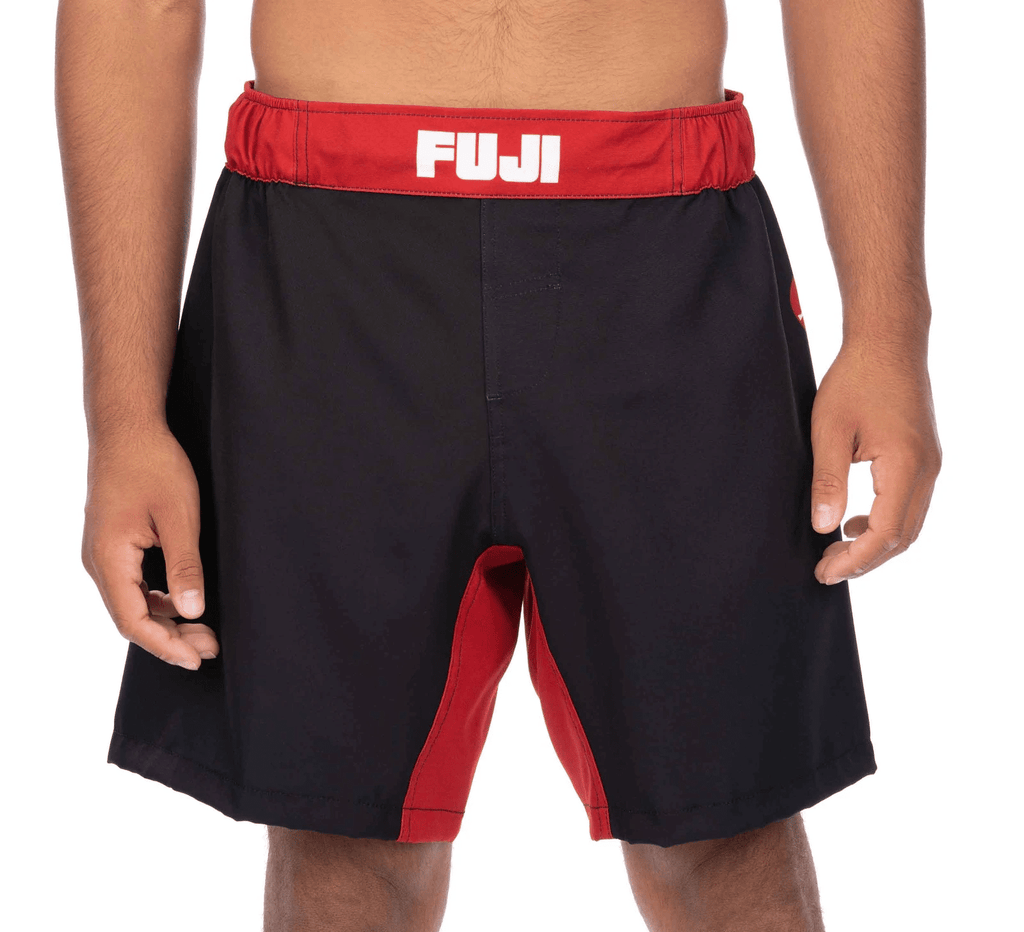 Fuji Essential Grappling Kid Shorts Red X-Small 