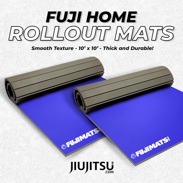 Fuji Home BJJ Mats - Smooth Series Blue 10' X 10' 